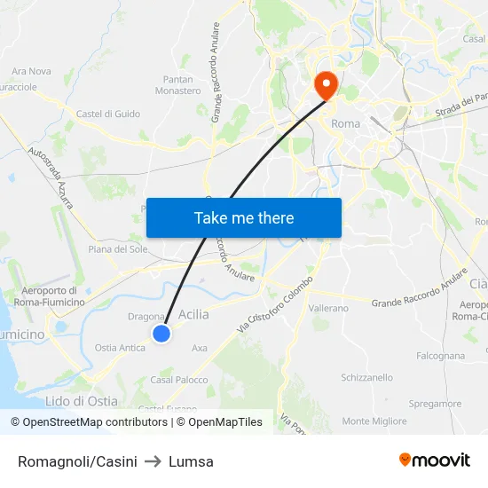 Romagnoli/Casini to Lumsa map