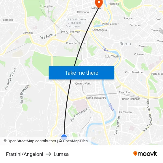 Frattini/Angeloni to Lumsa map