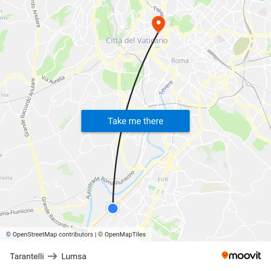 Tarantelli to Lumsa map