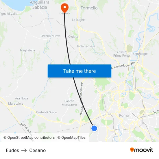 Eudes to Cesano map
