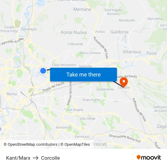 Kant/Marx to Corcolle map