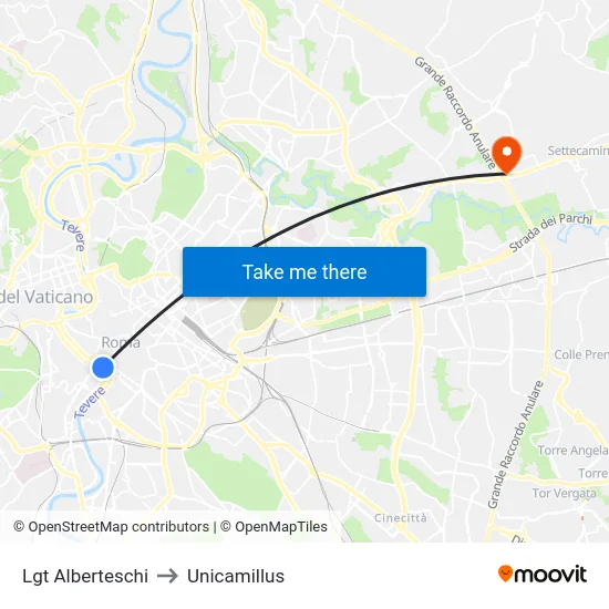 Lgt Alberteschi to Unicamillus map