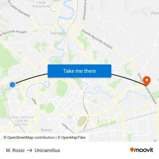W. Rossi to Unicamillus map