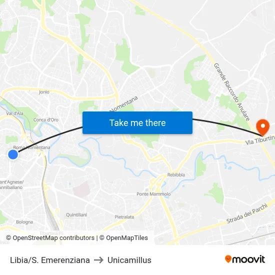 Libya/St. Emerenziana to Unicamillus map