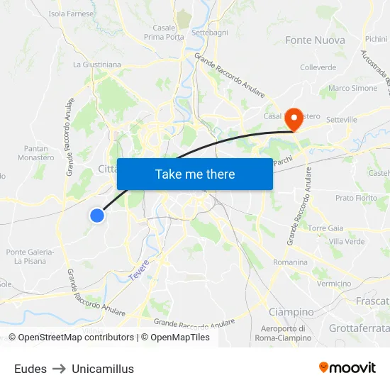 Eudes to Unicamillus map