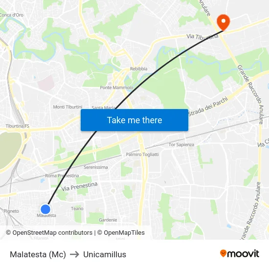 Malatesta (Mc) to Unicamillus map