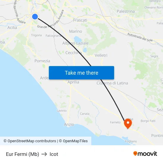 Eur Fermi (Mb) to Icot map