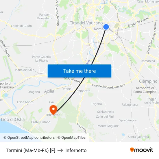 Termini (Ma-Mb-Fs) [F] to Infernetto map