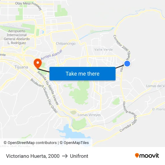 Victoriano Huerta, 2000 to Unifront map