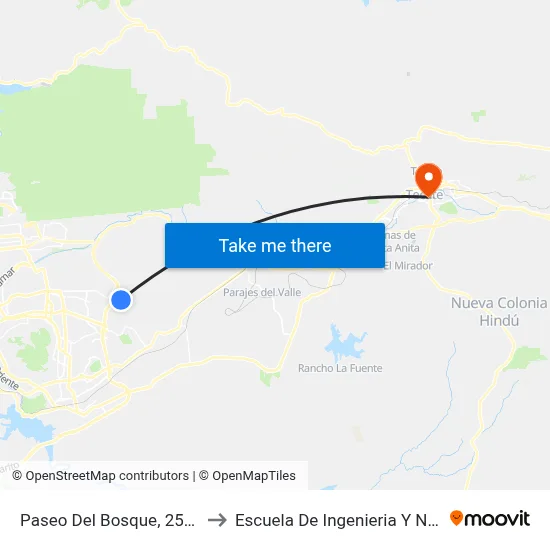 Paseo Del Bosque, 25227_22 to Escuela De Ingenieria Y Negocios map