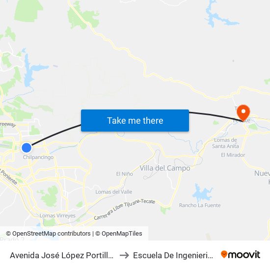 Avenida José López Portillo Poniente, 300 to Escuela De Ingenieria Y Negocios map