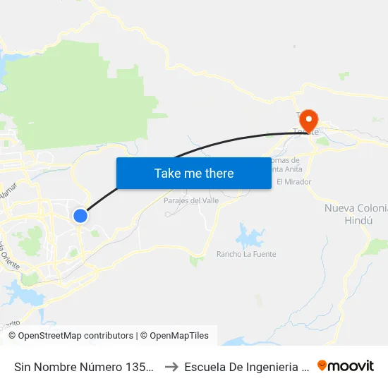 Sin Nombre Número 1356, 24366_E47 to Escuela De Ingenieria Y Negocios map