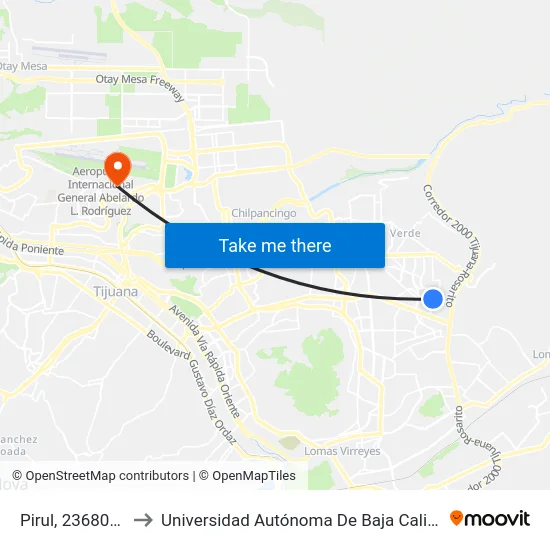 Pirul, 23680_R1 to Universidad Autónoma De Baja California map