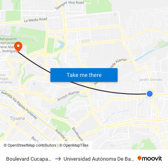 Boulevard Cucapah, 19904 to Universidad Autónoma De Baja California map