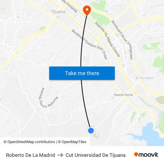 Roberto De La Madrid to Cut Universidad De Tijuana map