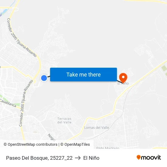 Paseo Del Bosque, 25227_22 to El Niño map