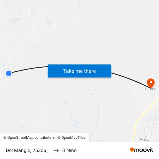 Del Mangle, 25306_1 to El Niño map