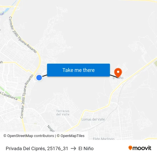 Privada Del Ciprés, 25176_31 to El Niño map