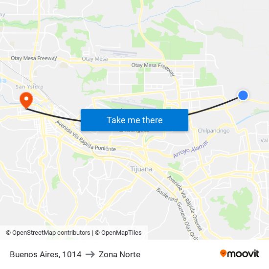 Buenos Aires, 1014 to Zona Norte map