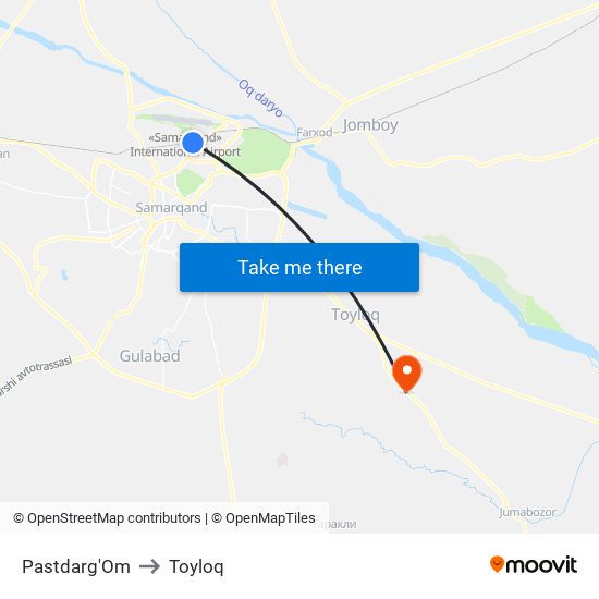 Pastdarg'Om to Toyloq map