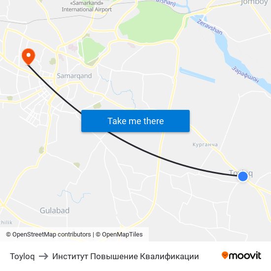 Toyloq to Институт Повышение Квалификации map
