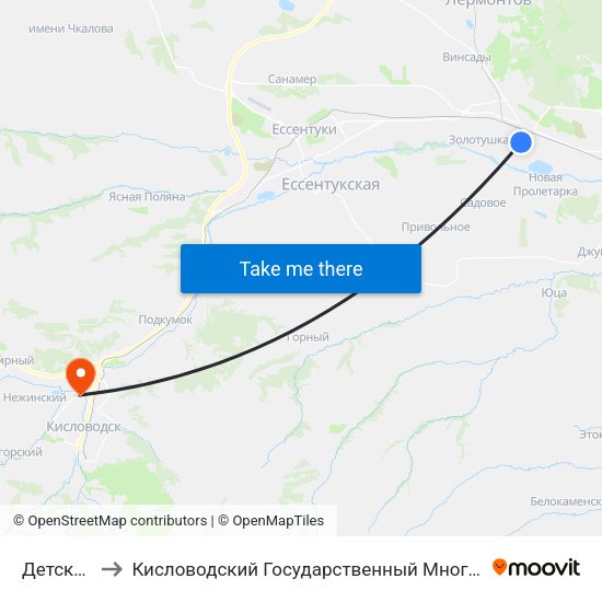 Детский Сад to Кисловодский Государственный Многопрофильный Техникум map