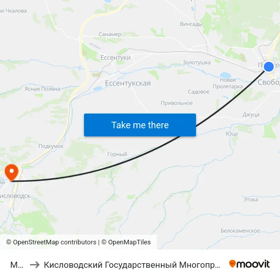 Мира to Кисловодский Государственный Многопрофильный Техникум map