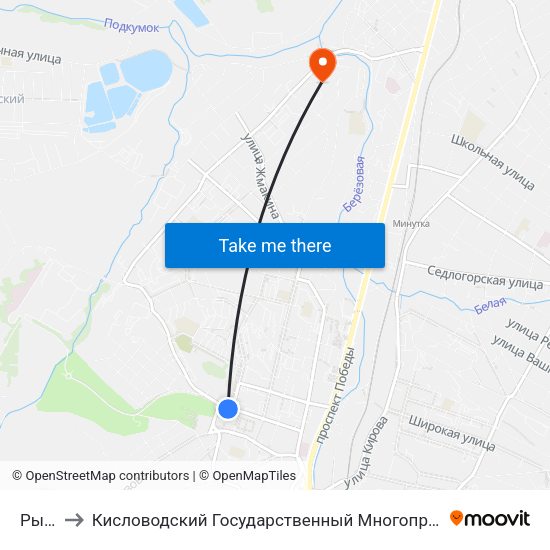 Рынок to Кисловодский Государственный Многопрофильный Техникум map