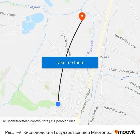 Рынок to Кисловодский Государственный Многопрофильный Техникум map