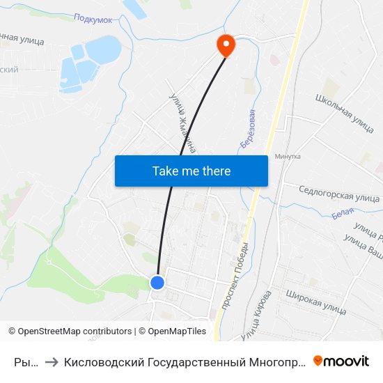 Рынок to Кисловодский Государственный Многопрофильный Техникум map