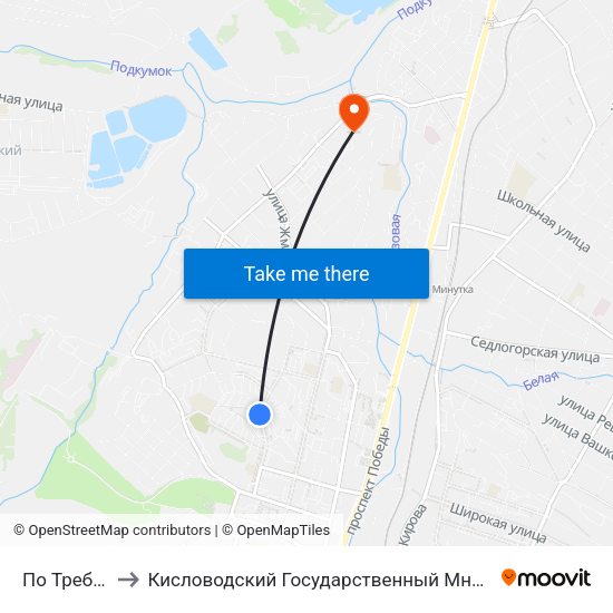 По Требованию to Кисловодский Государственный Многопрофильный Техникум map