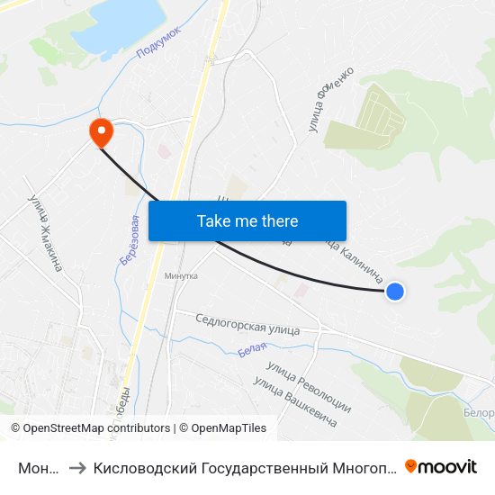 Монолит to Кисловодский Государственный Многопрофильный Техникум map