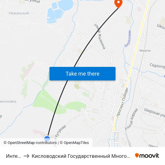 Интернат to Кисловодский Государственный Многопрофильный Техникум map