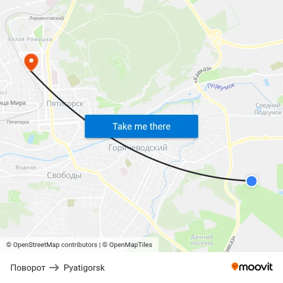 Turn to Pyatigorsk map