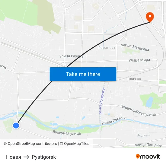 New to Pyatigorsk map