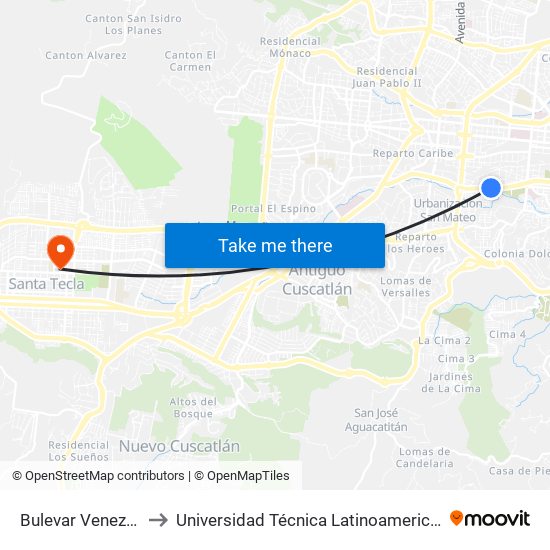 Bulevar Venezuela, 2034 to Universidad Técnica Latinoamericana Edificio A-B-C-D map