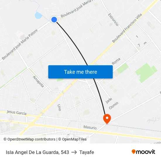 Isla Angel De La Guarda, 543 to Tayafe map