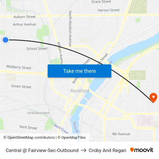 Central @ Fairview-Sec-Outbound to Croby And Regan map