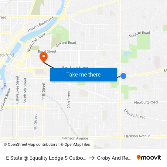 E State @ Equality Lodge-S-Outbound to Croby And Regan map