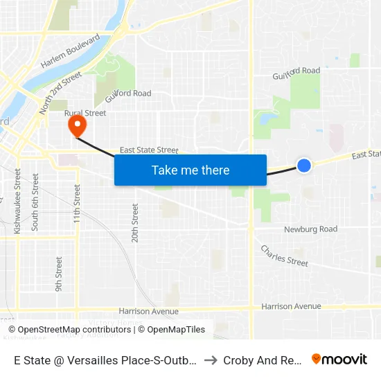 E State @ Versailles Place-S-Outbound to Croby And Regan map