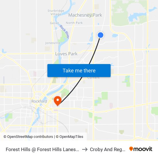 Forest Hills @ Forest Hills Lanes-E to Croby And Regan map