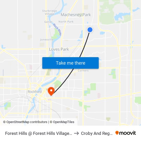 Forest Hills @ Forest Hills Village-W to Croby And Regan map