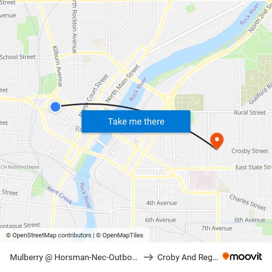 Mulberry @ Horsman-Nec-Outbound to Croby And Regan map