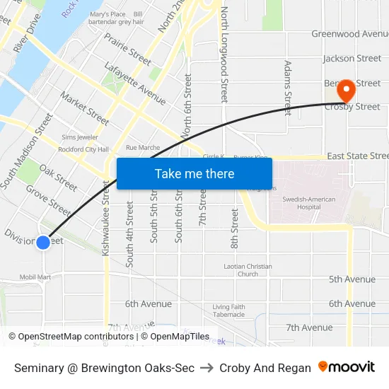 Seminary @ Brewington Oaks-Sec to Croby And Regan map