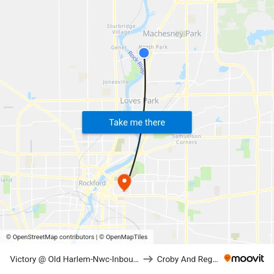 Victory @ Old Harlem-Nwc-Inbound to Croby And Regan map