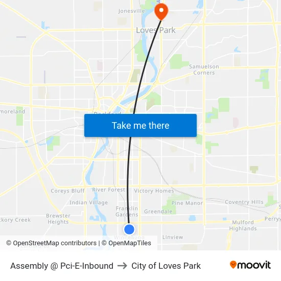 Assembly @ Pci-E-Inbound to City of Loves Park map