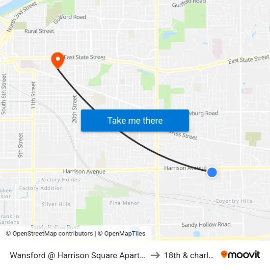 Wansford @ Harrison Square Apartments-S to 18th & charles st map