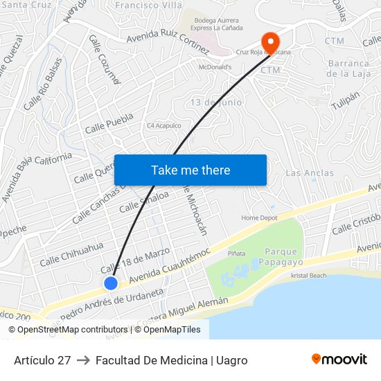 Artículo 27 to Facultad De Medicina | Uagro map