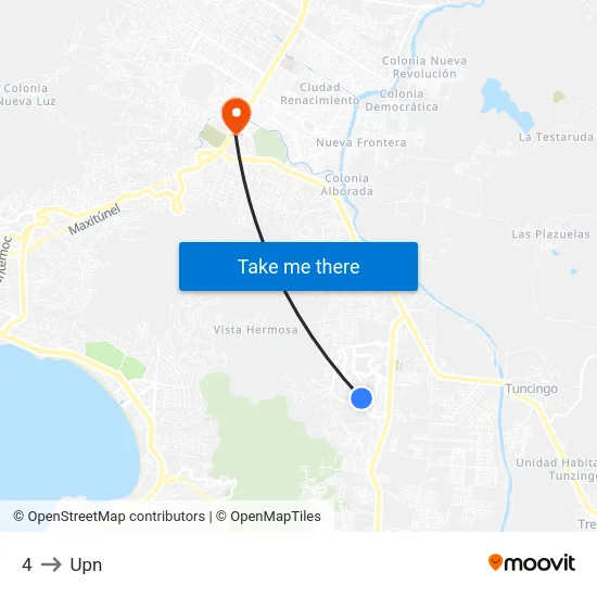 4 to Upn map