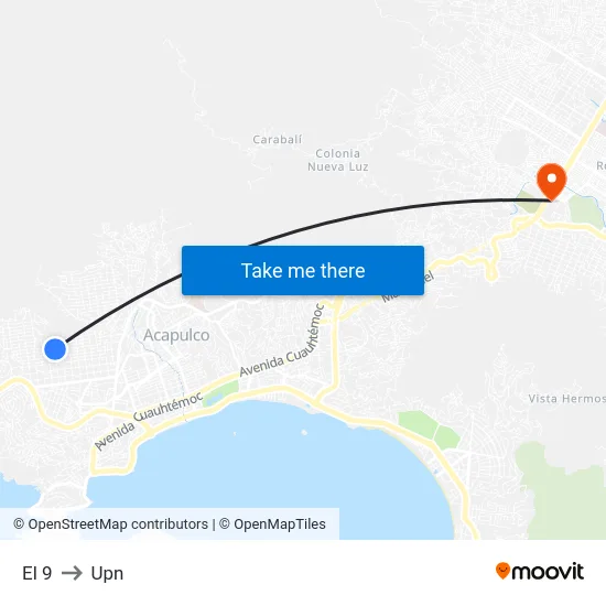 El 9 to Upn map